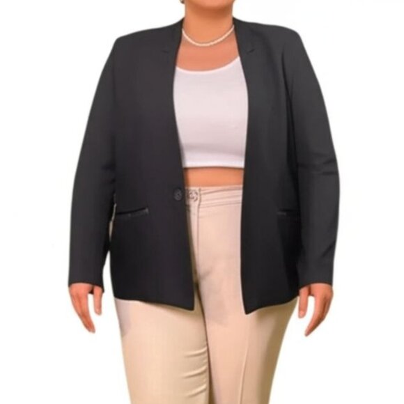Liz Claiborne Career Black Blazer, size large - Picture 1 of 10